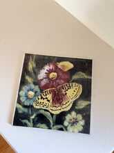 Load image into Gallery viewer, Vintage Garden Butterfly Trivet

